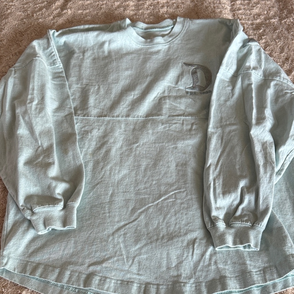 Women's Light Blue Long Sleeve Spirt Jersey